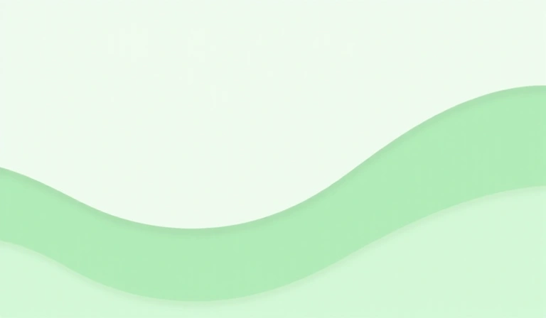 Minimalistic image representing checkout process with abstract green and white design